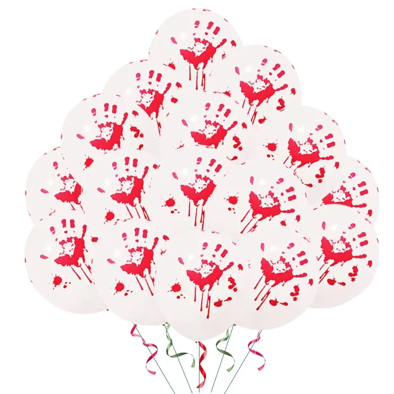 Hot Sale Halloween Party Balloons   Halloween Props Latex  Printing Balloons  Party Decoration 20options 50pcs/bag