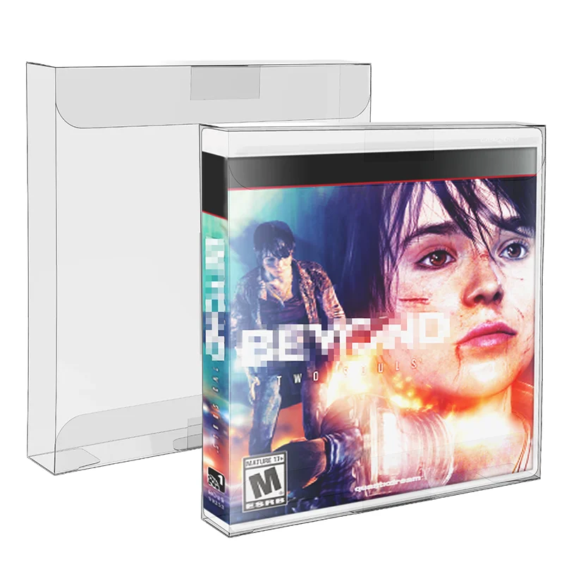 Прозрачный пластиковый защитный чехол для видеоигр Blu-ray PS3 PS4 PS5 XBOX ONE