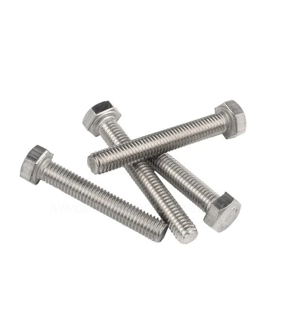 DIN 931 DIN 933 Factory Price Stainless Steel 304 316 Hex Bolts