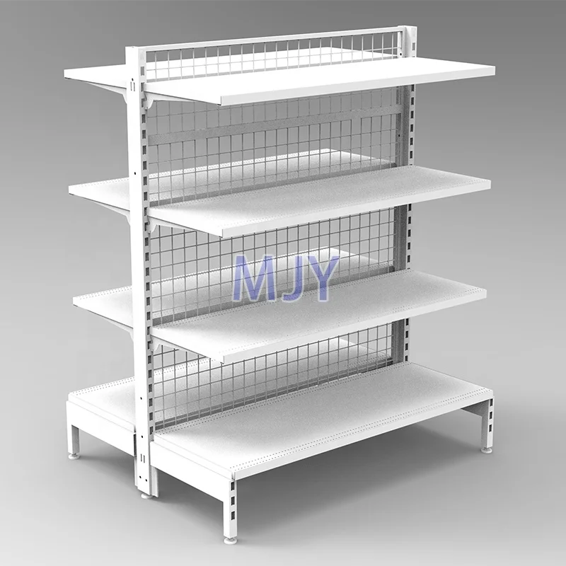  Австралия ига стиль четыре столба HEAVY DUTY с опорными полки супермаркета shelving