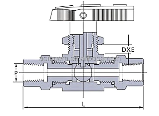 
Straight ball valves stainless steel 2205 ball valves 