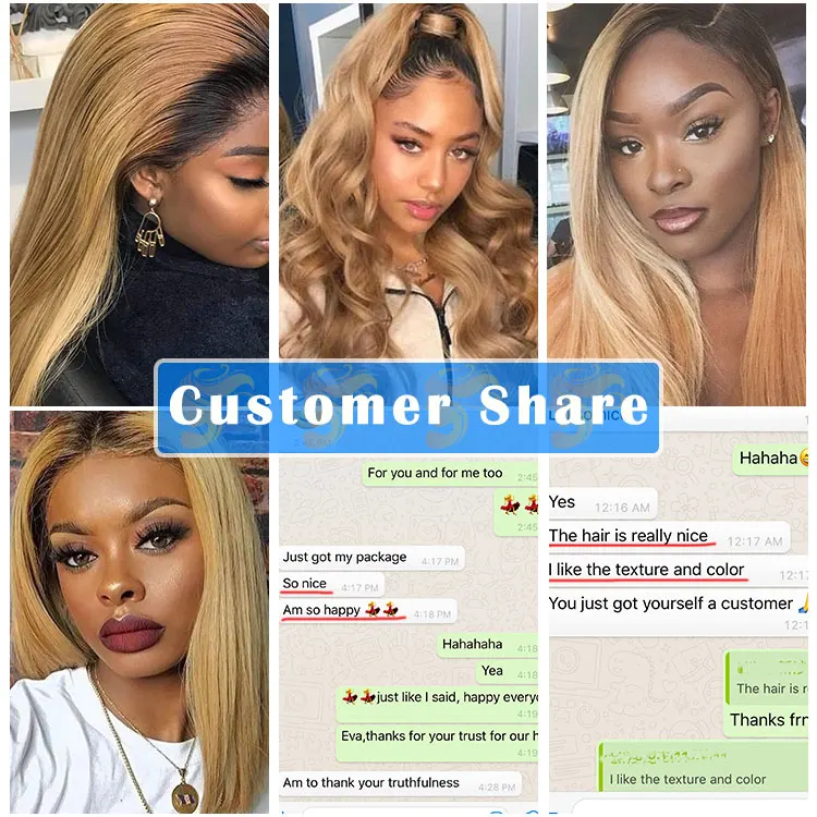 Aosun Grade 10a Highlight Color 1kg Ombre Blonde Brazilian Hair, Raw Bluk Virgin Hair, Permed 27/613# Color Hair Extension