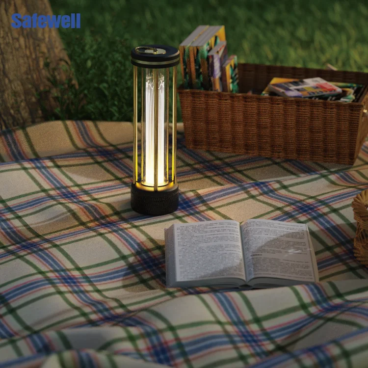 Luxury Rechargeable Desk Lamp Wireless Dimmer Touch Switch Outdoor Portable Camping Light IP65