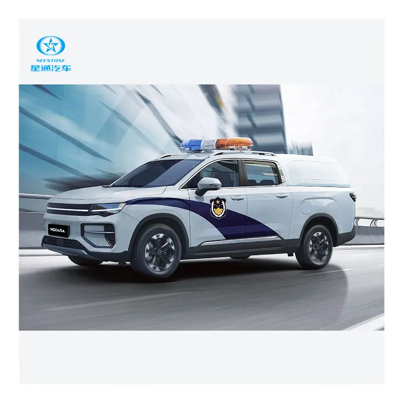 Недорогой новый автомобиль для взрослых 4 колеса Электрический мини-грузовик Новая Энергия 4x4 небольшой Пикап продажи патрульная машина
