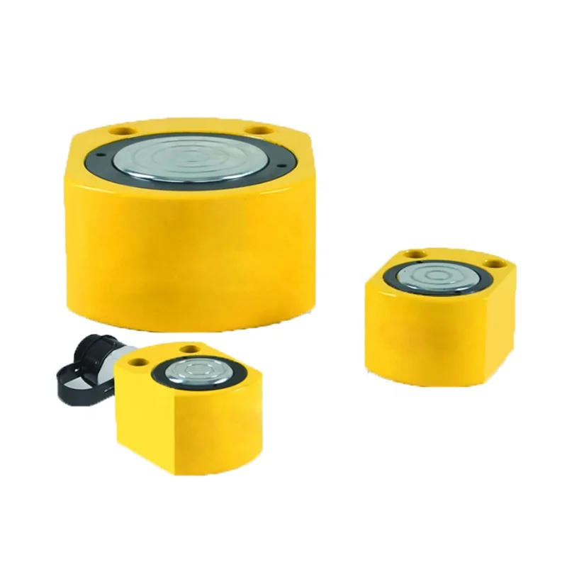 100 ton spring return hydraulic flat cylinder jack