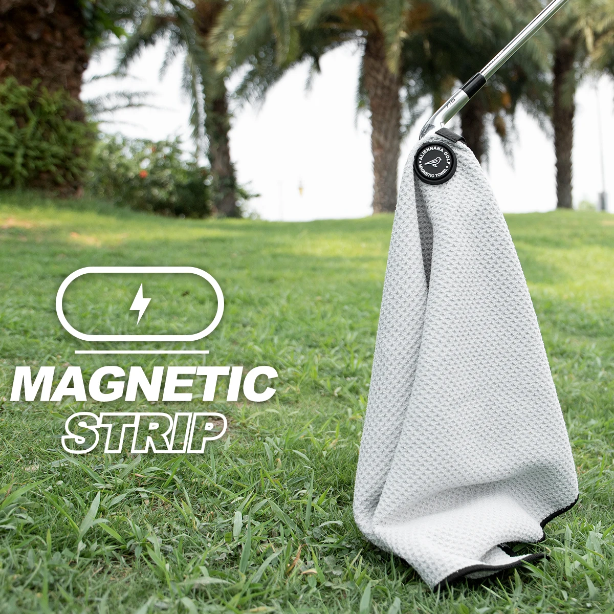 Manufacturer Design Golf Cleaning Towel Microfiber Golf Towel Microfiber Magnetic Waffle Golf Towel With Magnet