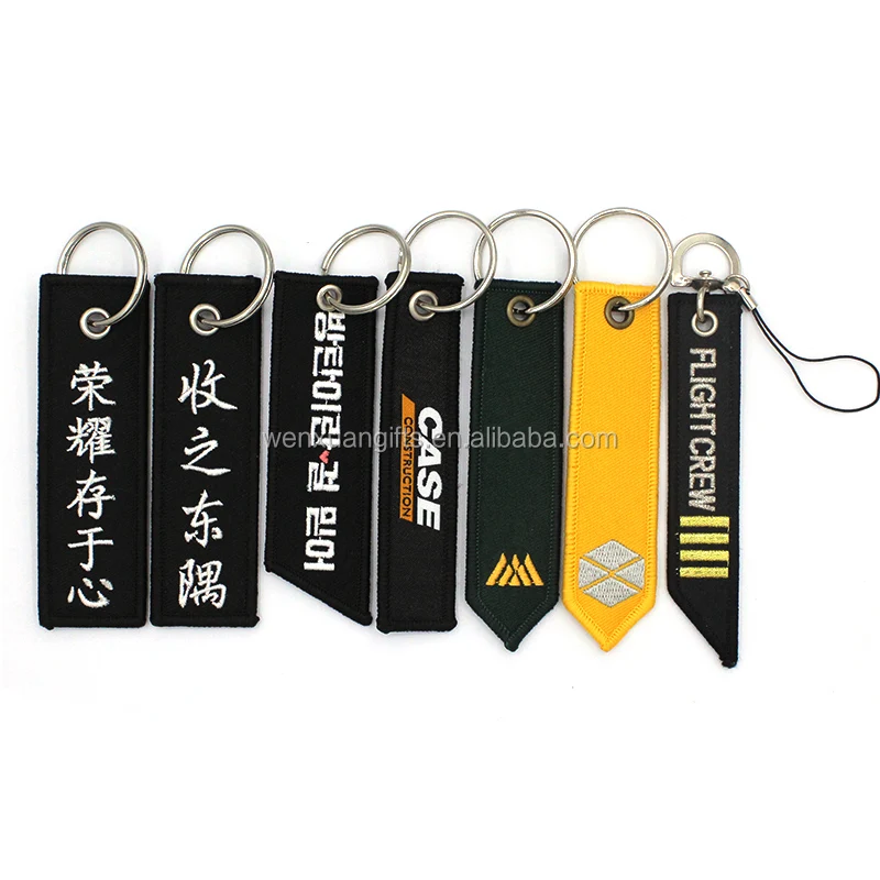 Factory price customized logo keychain fine keychain accessories letter keychain for souvenir gift