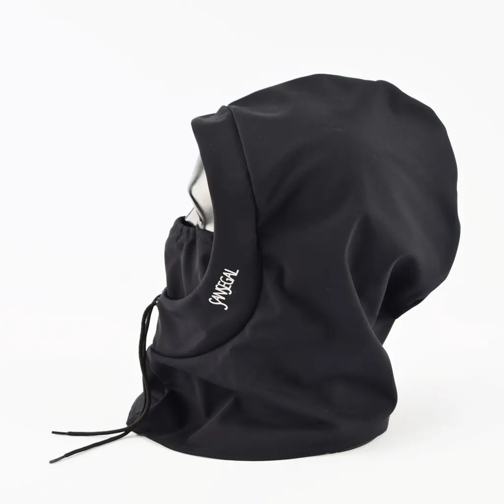 Manufacturer Brand Customized Black Unisex Outdoor Sports Ski Windproof Face Masked Caps With Mask