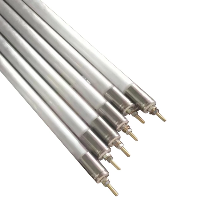 Manufacture wholesale quartz glass ir infra red infrared heater line tube bulb for printing