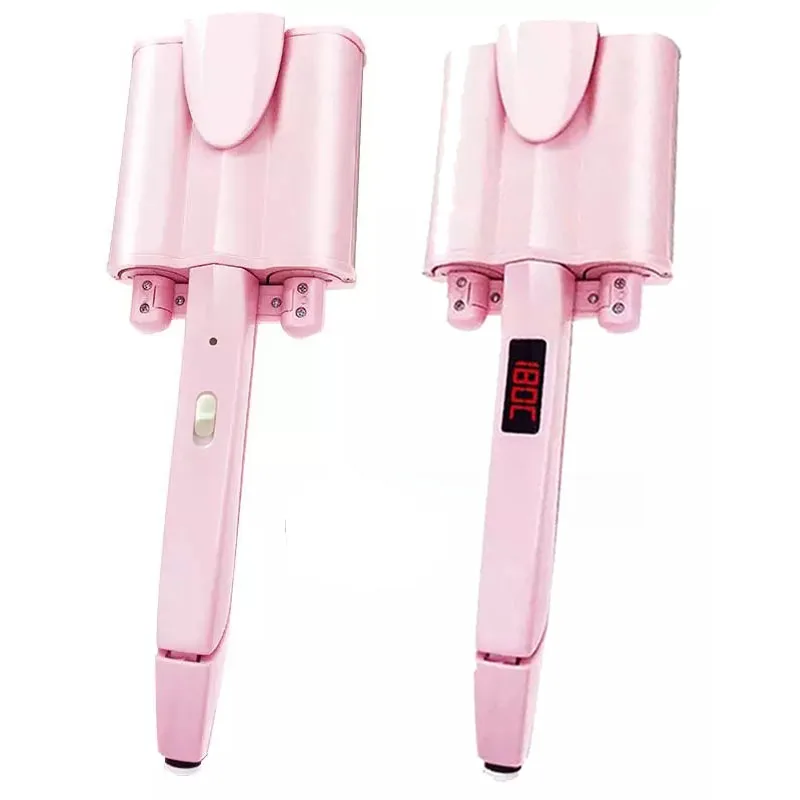 New Design Fashion Home Curling Iron Portable Wireless Pink Egg Roll Automatic Hair Curler for Girls