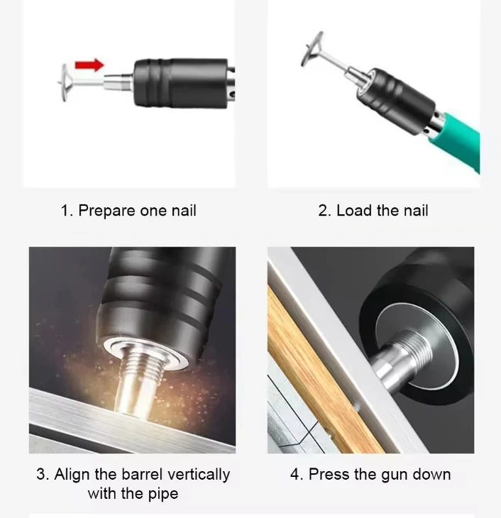 Factory Price Portable Mini Nail Gun Tool Powerful Nail Gun with Adjustable Force