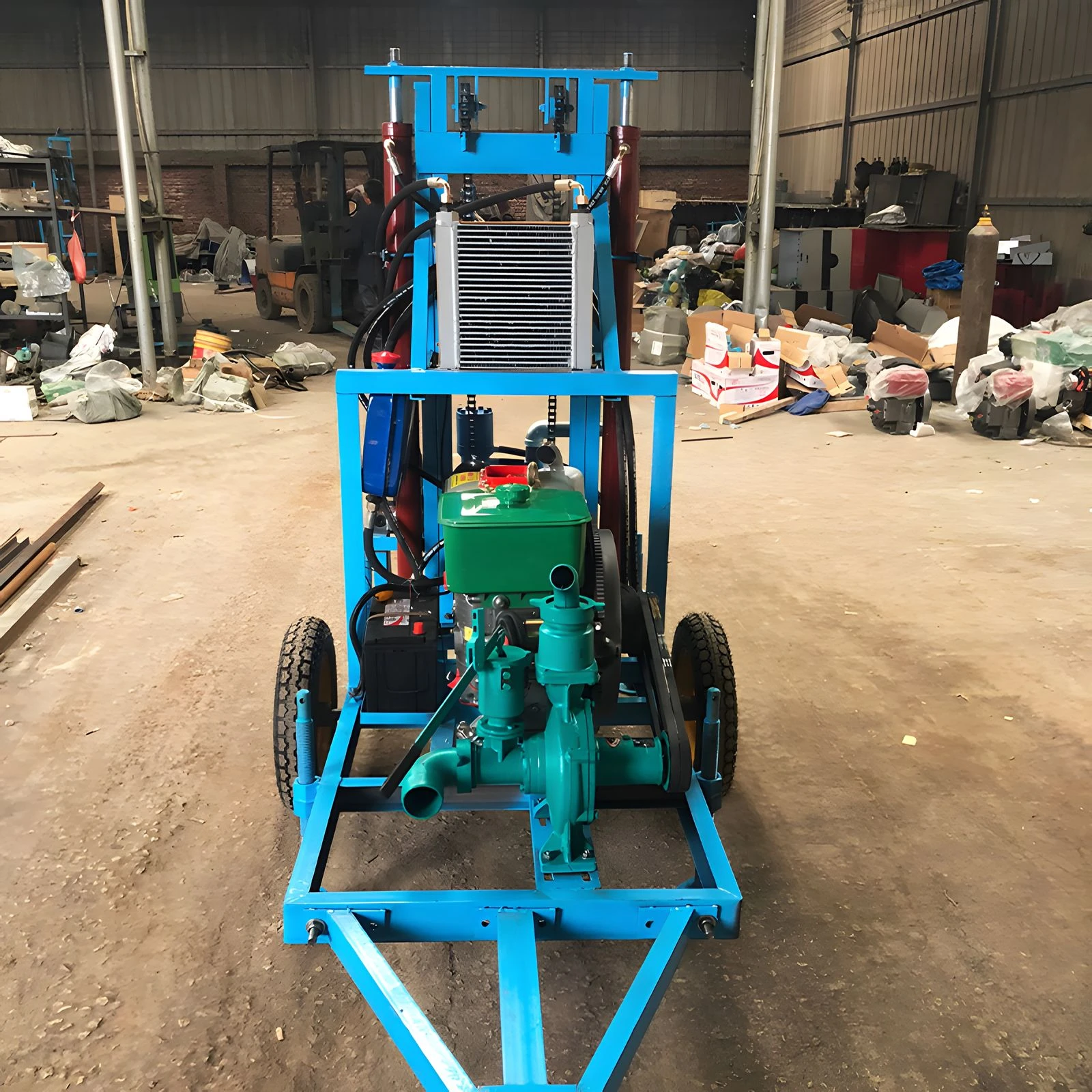 Versatile Mobile Water Well Drilling Rig for On-Site Drilling within 200m