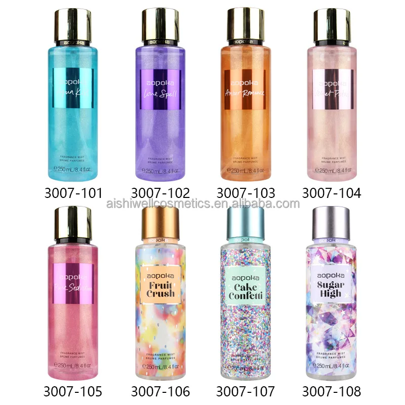 250ML Secret Body Splash Sets Wholesale Natural Vv love Body Fragrance Mist Spray Perfume for Woman