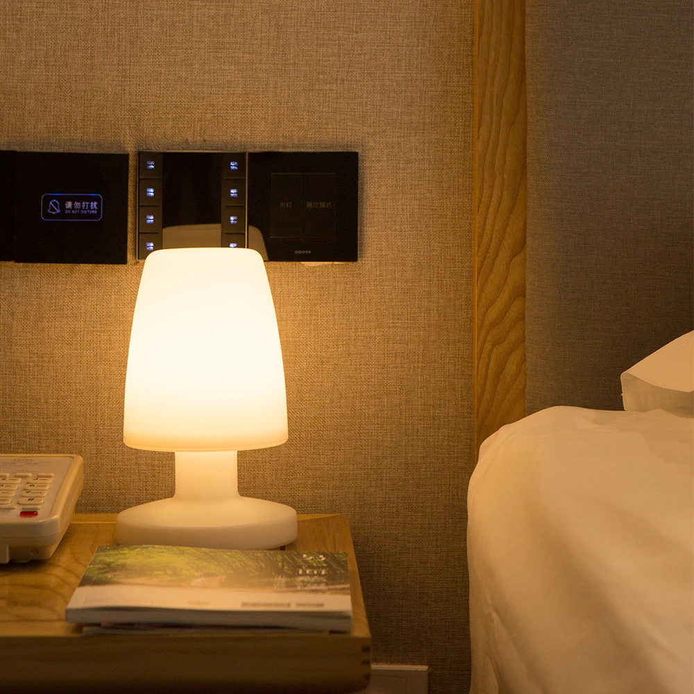 Multifunction Decorative Rechargeable Bedside Small Kids Table Lamps For Sleeping