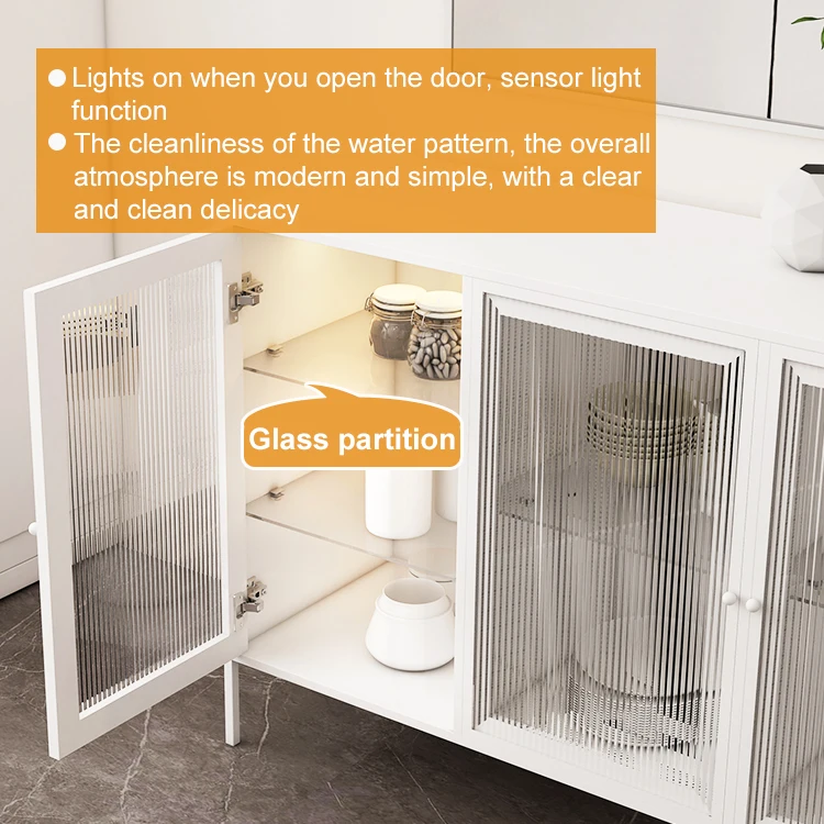 2022 Modern Dining Room Furniture Storage Cabine French Style Sideboard