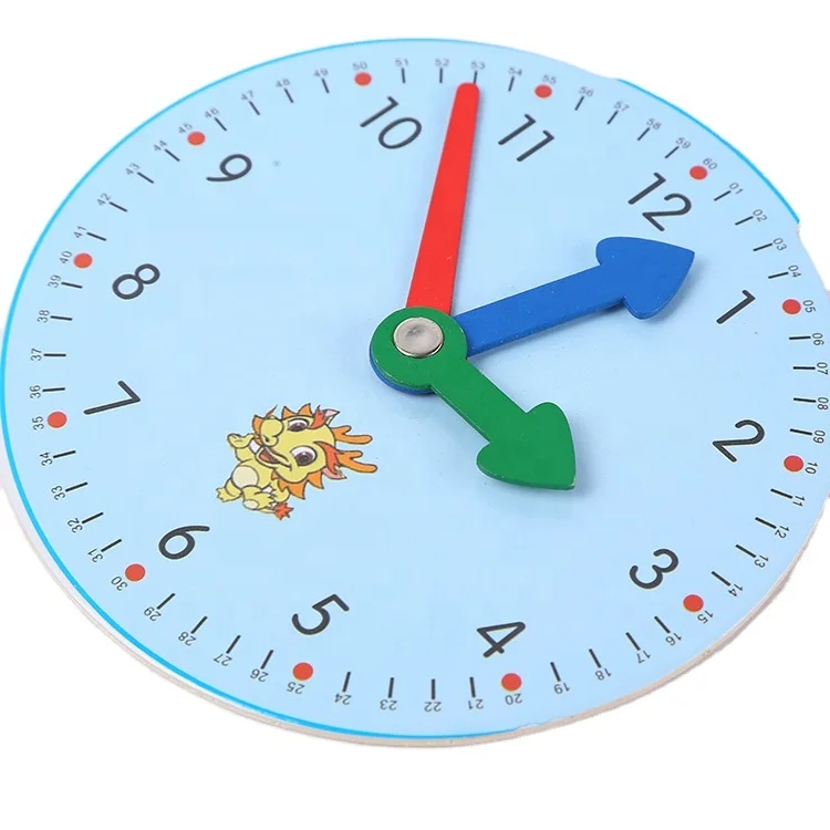 Montessori Parenting Wooden Rainbow Blocks Numbers Clock Learning Education Funny Gadgets Interesting Toys For Children Kid Gift