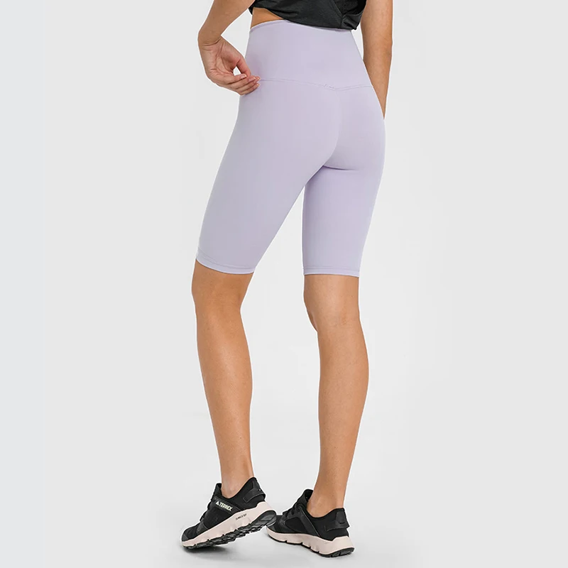 SY167 Women No Camel Toe Buttery Soft Skin Fitness Biker Pants Align High Rise Gym Cycling Shorts