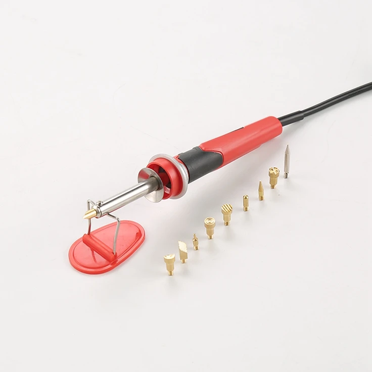 Wood Burning Pen Soldering Iron Creative Tool Set Adjustable Temperature Pyrography Pen With Switch