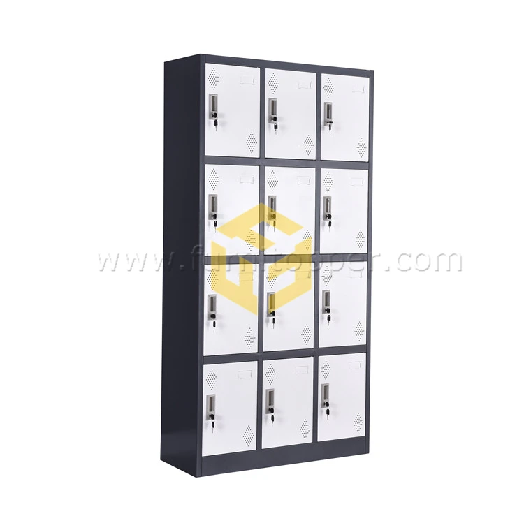 12 door Metal Wardrobe Steel Locker Metal Cabinet