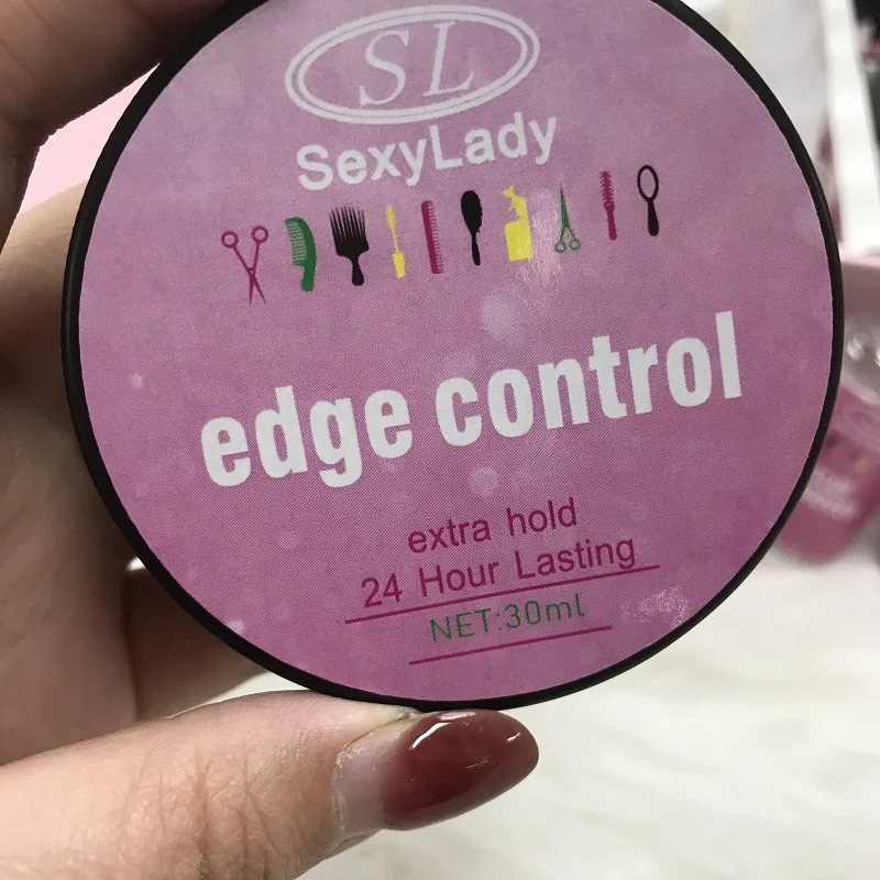 Wholesale waterproof low moq control create your own label extra strong hold edge control 24 hour with edges control box