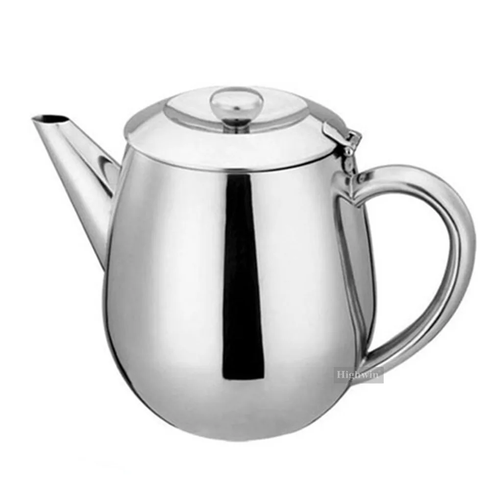 Factory Produce Stainless Steel Chinese Teapot Turkish Double Wall Tea Pot Kettle Set