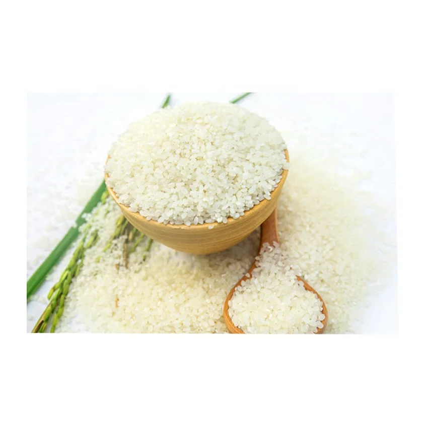 
 Японский круглый рис для суши с 5% сломанным белым рисом  