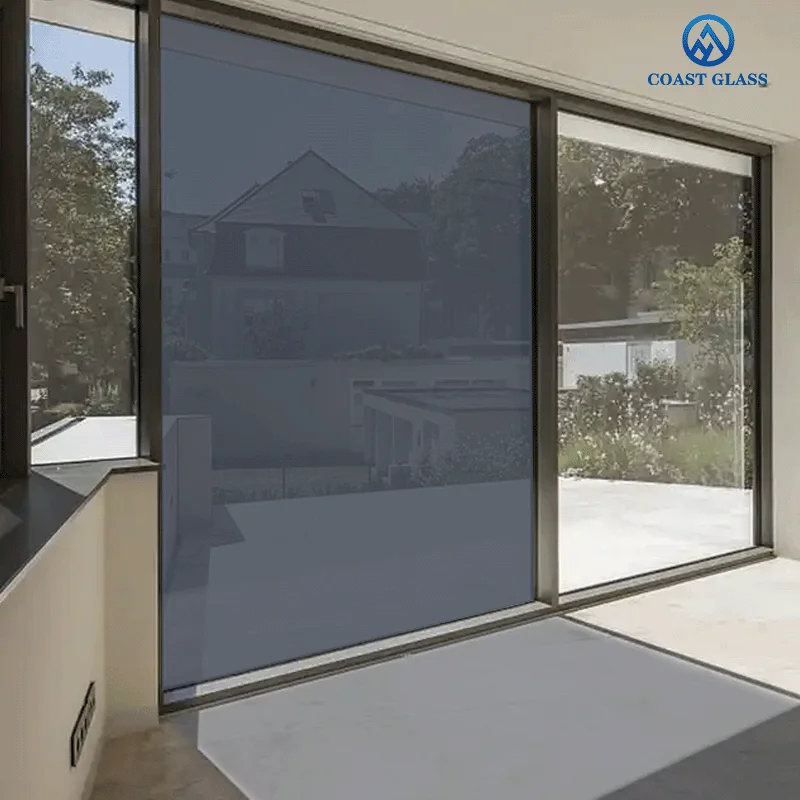 PDLC Film Smart Electric Magic Smart Glass Dimming Customize picture Smart Film For Windows Smart Glass Windows  Privacy