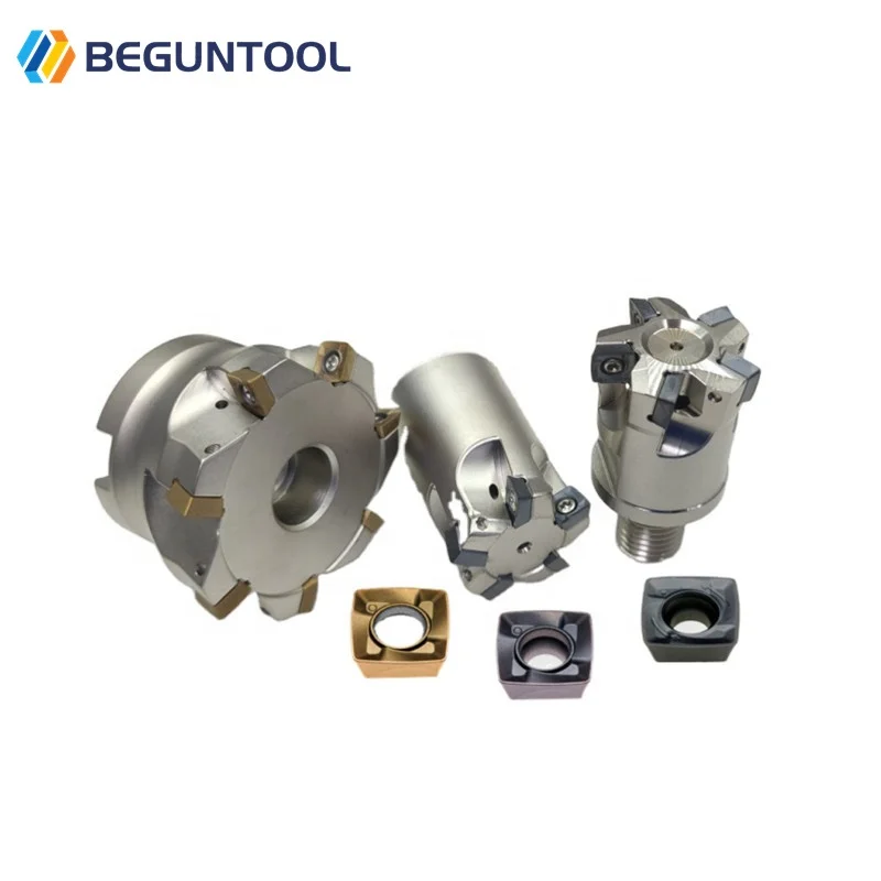 SDMT09T307 Titanium Alloy Fast Feed Insert High Efficiency Roughing Cutter MKM113 Locking Milling Cutter for Aviation