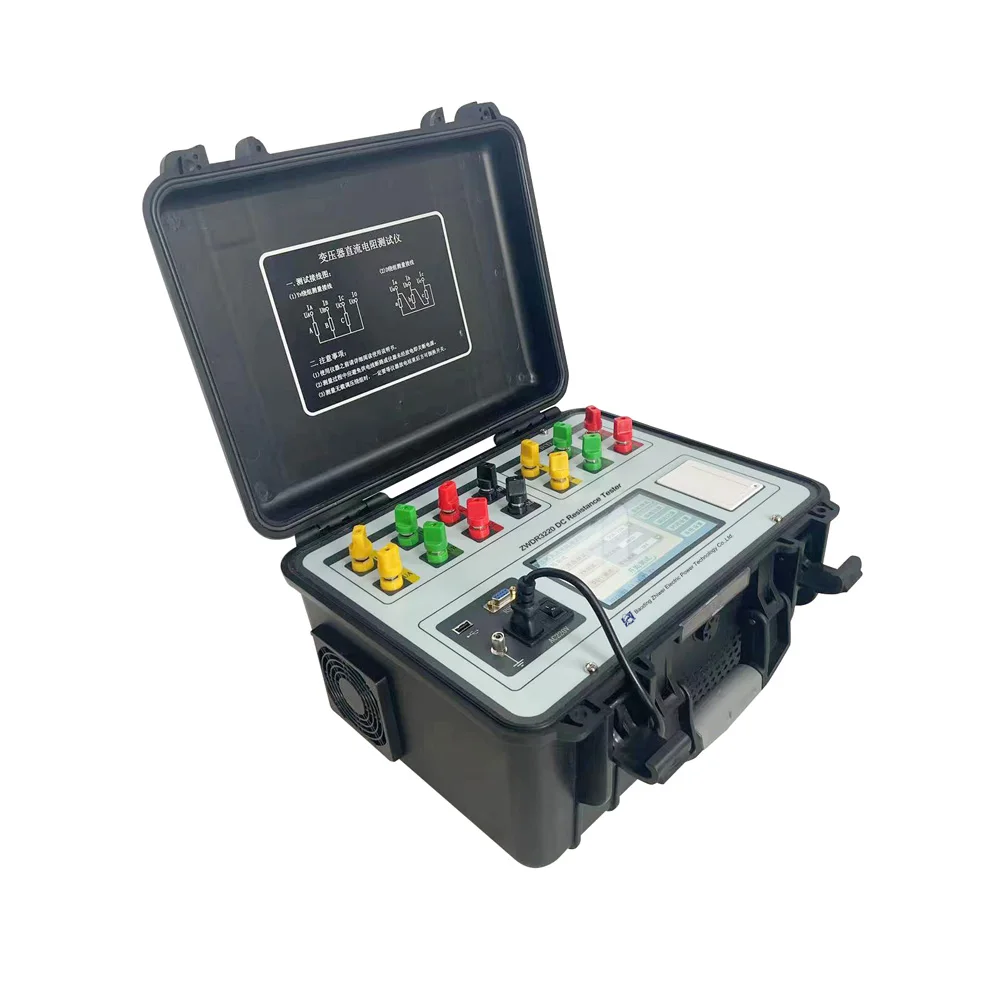 ZWDR3220 Three Phase 20A Transformer Winding DC Resistance Tester With Degaussing Function