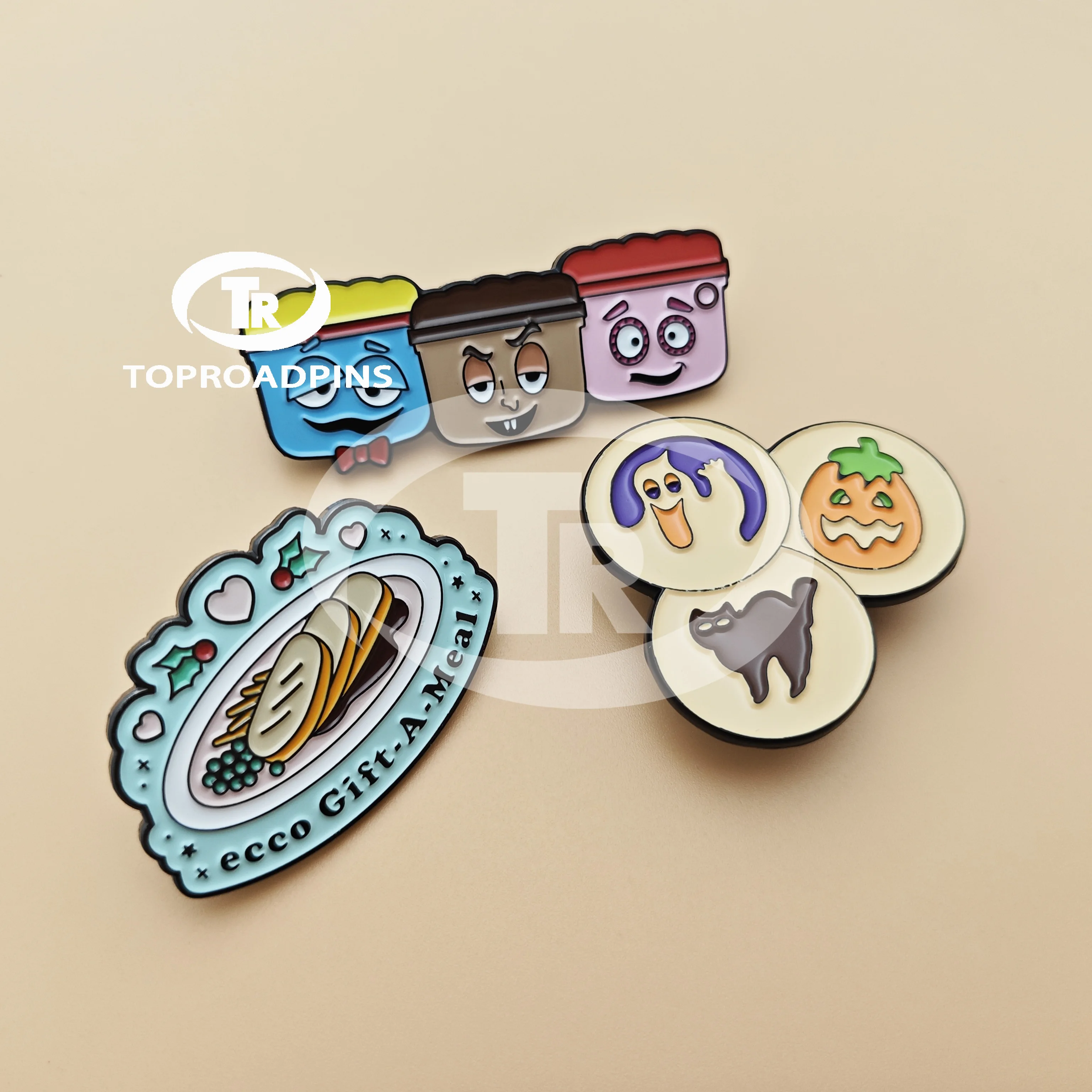 Manufacturers China Custom Logo Metal Soft Enamel Cannon Lapel Pin