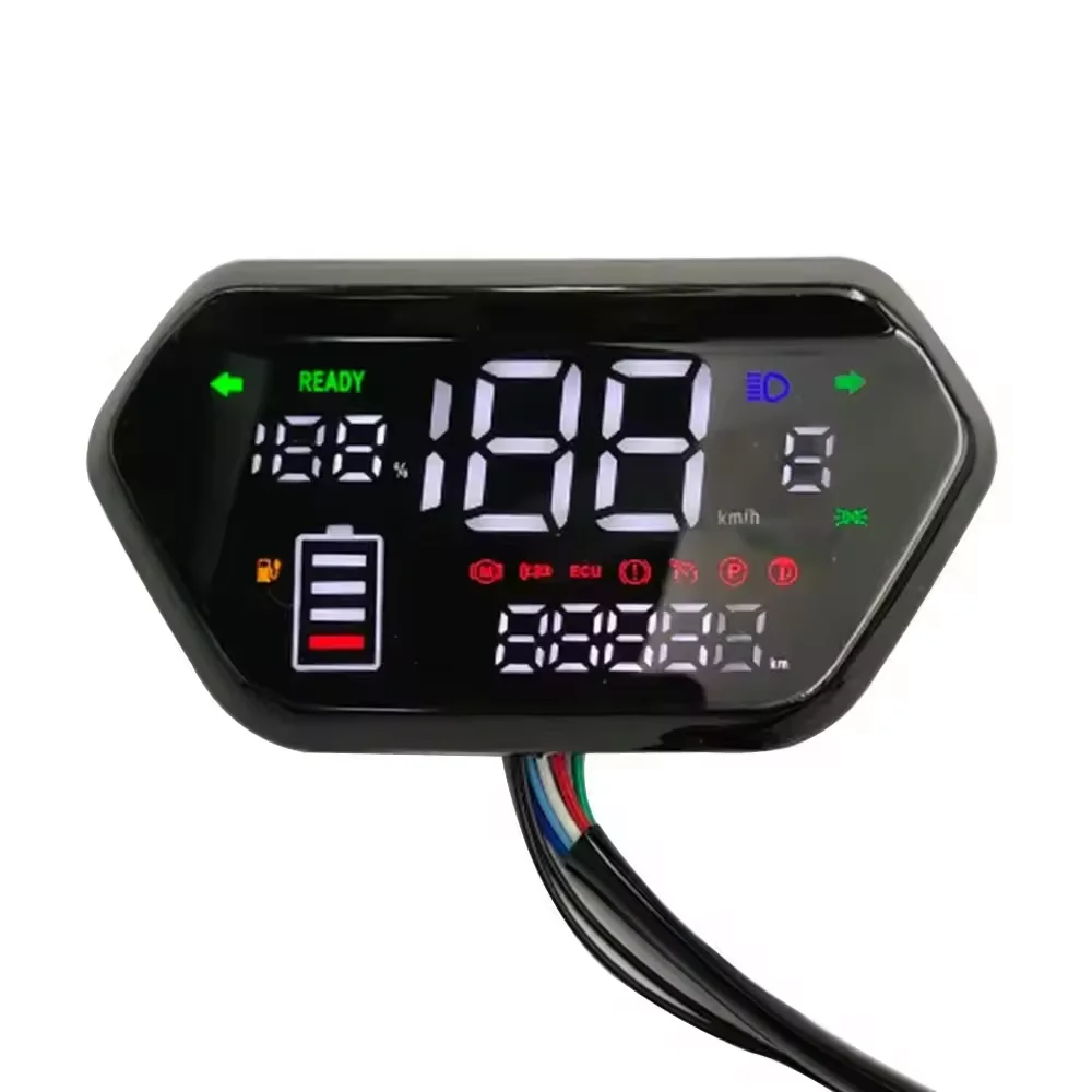 Lvco WLsmart 48V 60V 72V Цифровой Дисплей скутер одометр измеритель скорости для электрического велосипеда