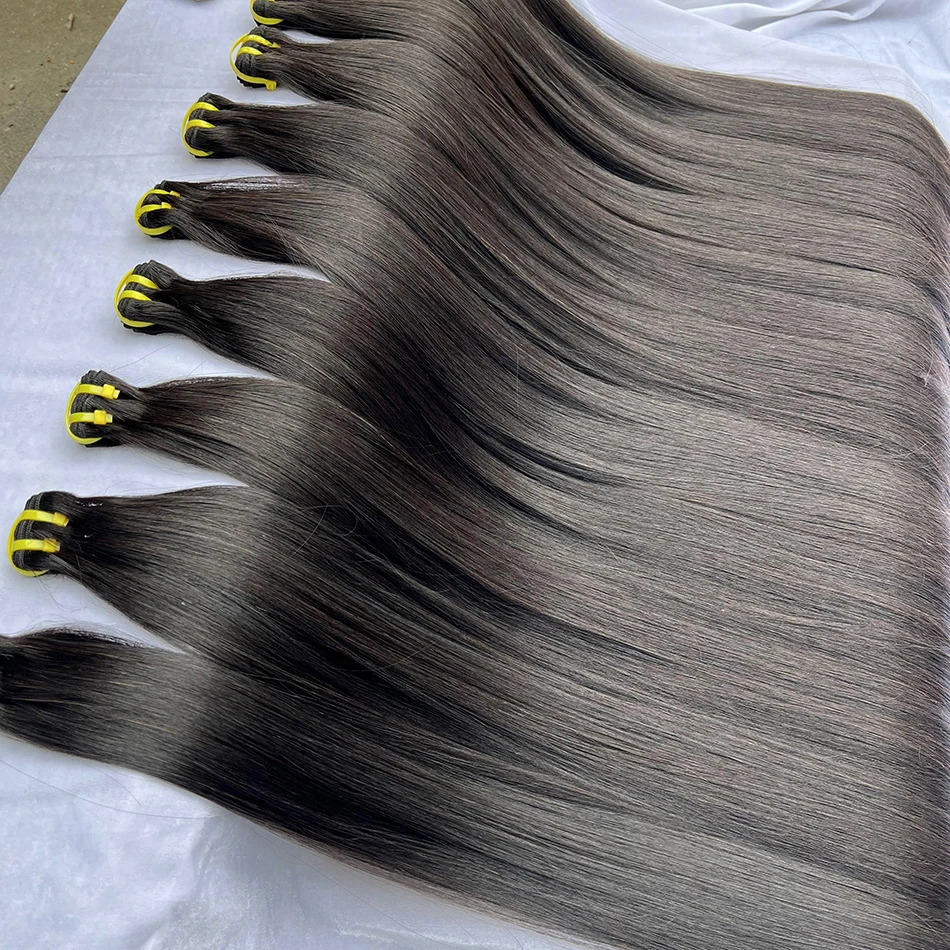 GDY Wholesale Double Drawn 12A Virgin Bundle Hair Vendor 100% Human, Unprocessed Raw Brazilian Cuticle Aligned Hair Bundles