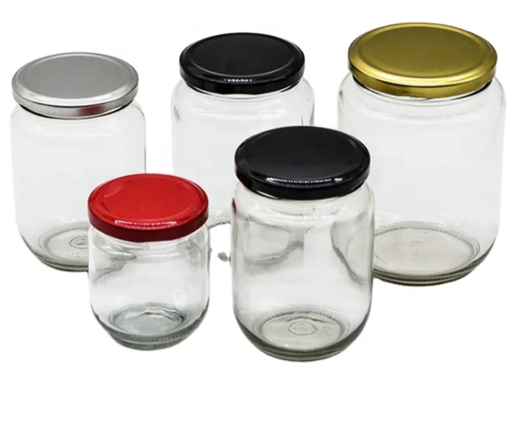 Wholesale food grade jar 100ml mini sealed glass honey jar which pass high temperature test