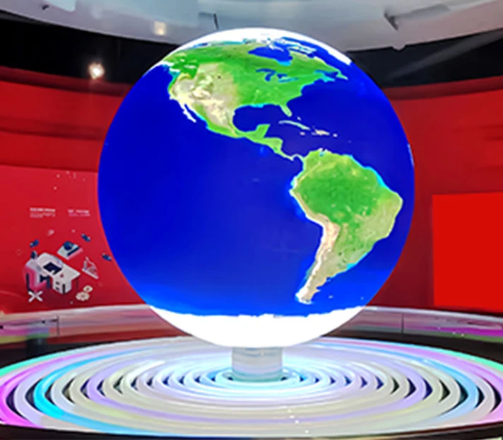 Toosen 360 Degree Globe Creative Shape Ball LED Display Full Color RGB Flexible Spherical Video LED Sphere Display Screen