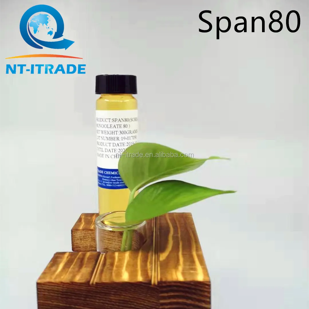 
NT-ITRADE Brand Factory supply Span 80 Cas No.1338-43-8 Sorbitan Oleate Emulsifier S80 Sorbitan Monooleate 