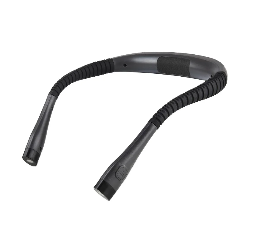 USB Rechargeable LED Neck Hung Reading Light Flexible Arms Book lamp Portable Flashlights