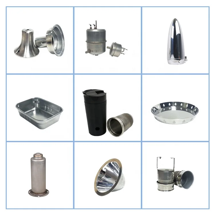 OEM Custom Deep Drawing Drawn Parts Sheet Metal Aluminium Stainless Steel Copper