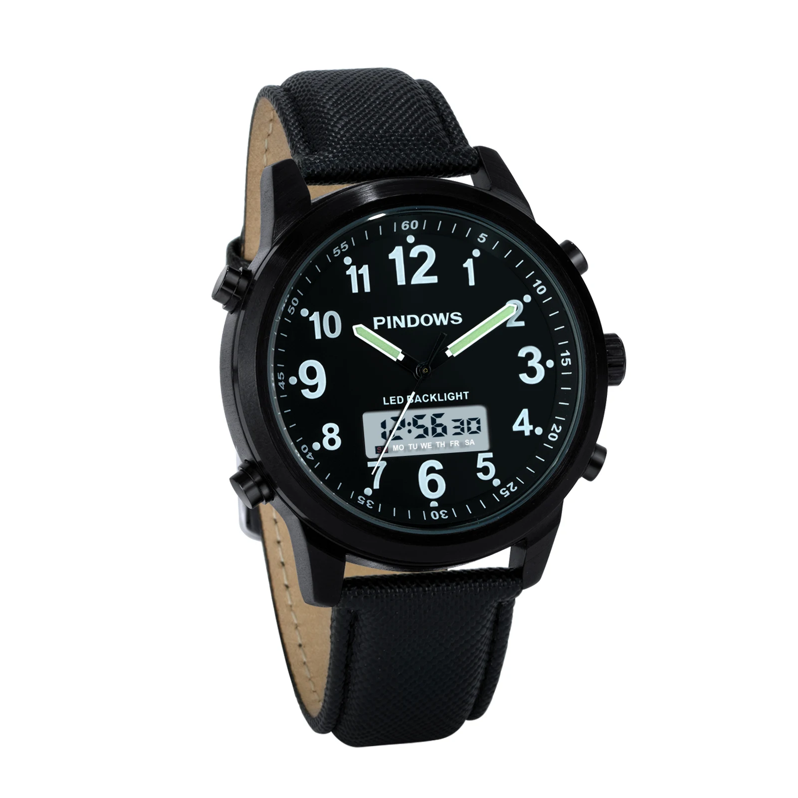 PINDOWS 638  Hot Sales New Design Generous Business Watch Japan Movt Waterproof Fashion Watch Man Bracelets