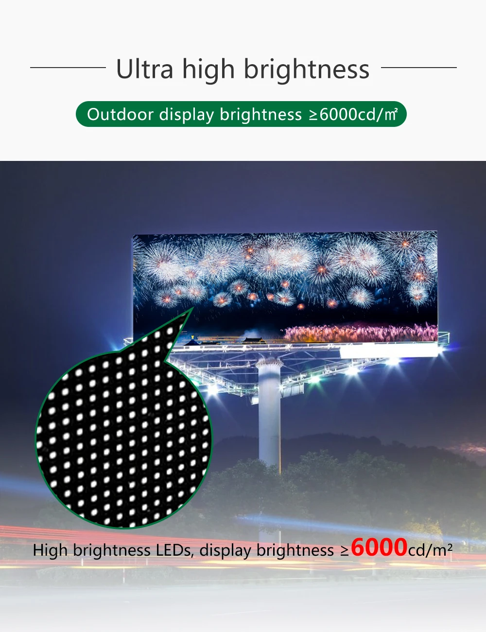 Chipshow Full Color Display P6.67 P8 P10 Super Thin Panel HD Sign Board Waterproof Module 3D Advertising Outdoor LED Screen