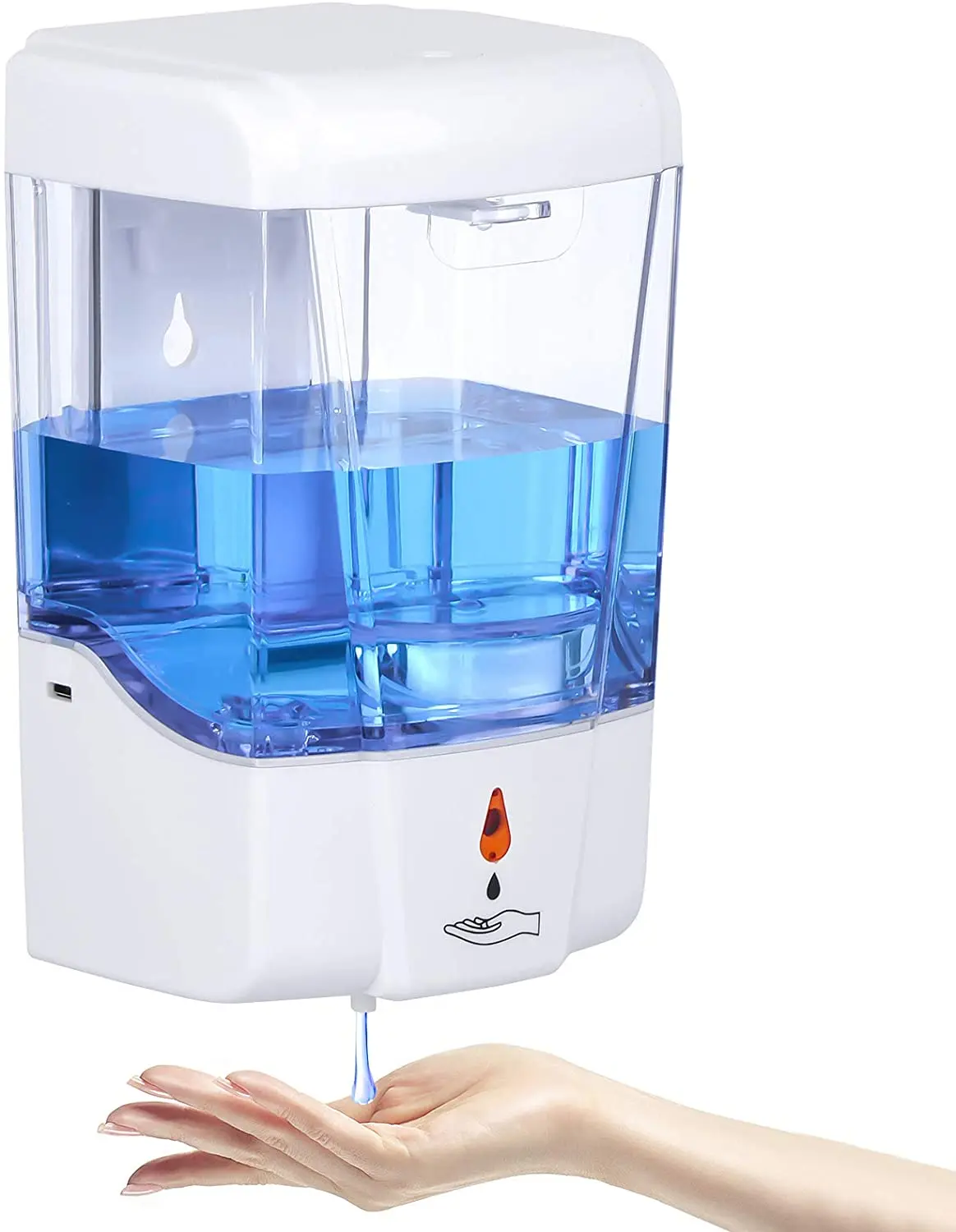 Factory Hot Sell Touchless Hand Sanitizer Gel Liquid Sensor Automatic Soap Dispenser Wall Mounted Alcohol Spray Dispenser
