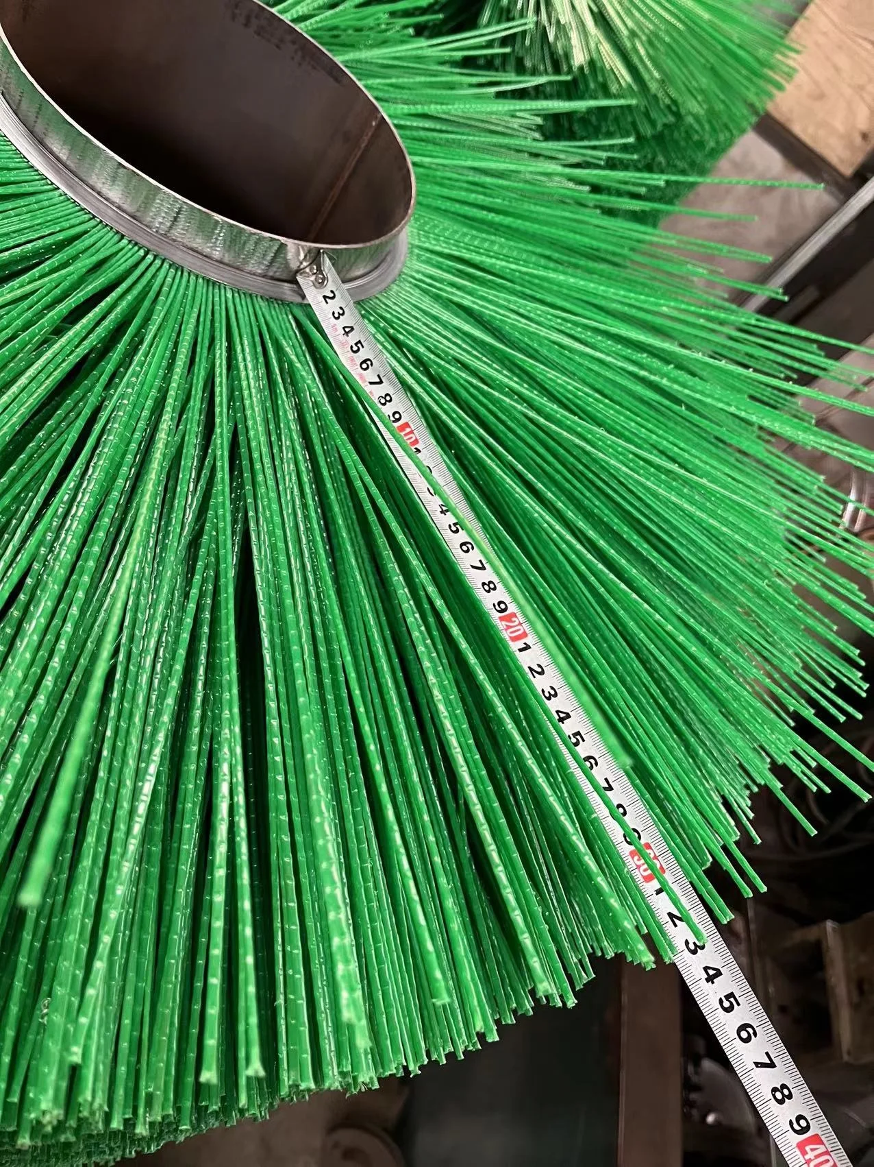 66inches Elgin Pelican Tube Broom 50/50 Poly & Steel Replacement Brushes