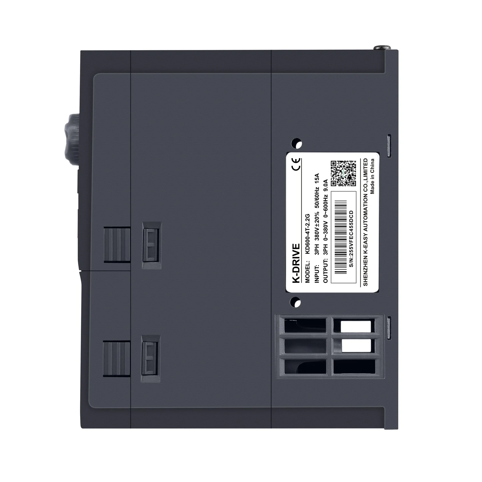 K-Drive KD600 0.4kw 0.75kw 1.5kw 2.2kw VFD Frequency Inverter AC Drive for Gantry Crane