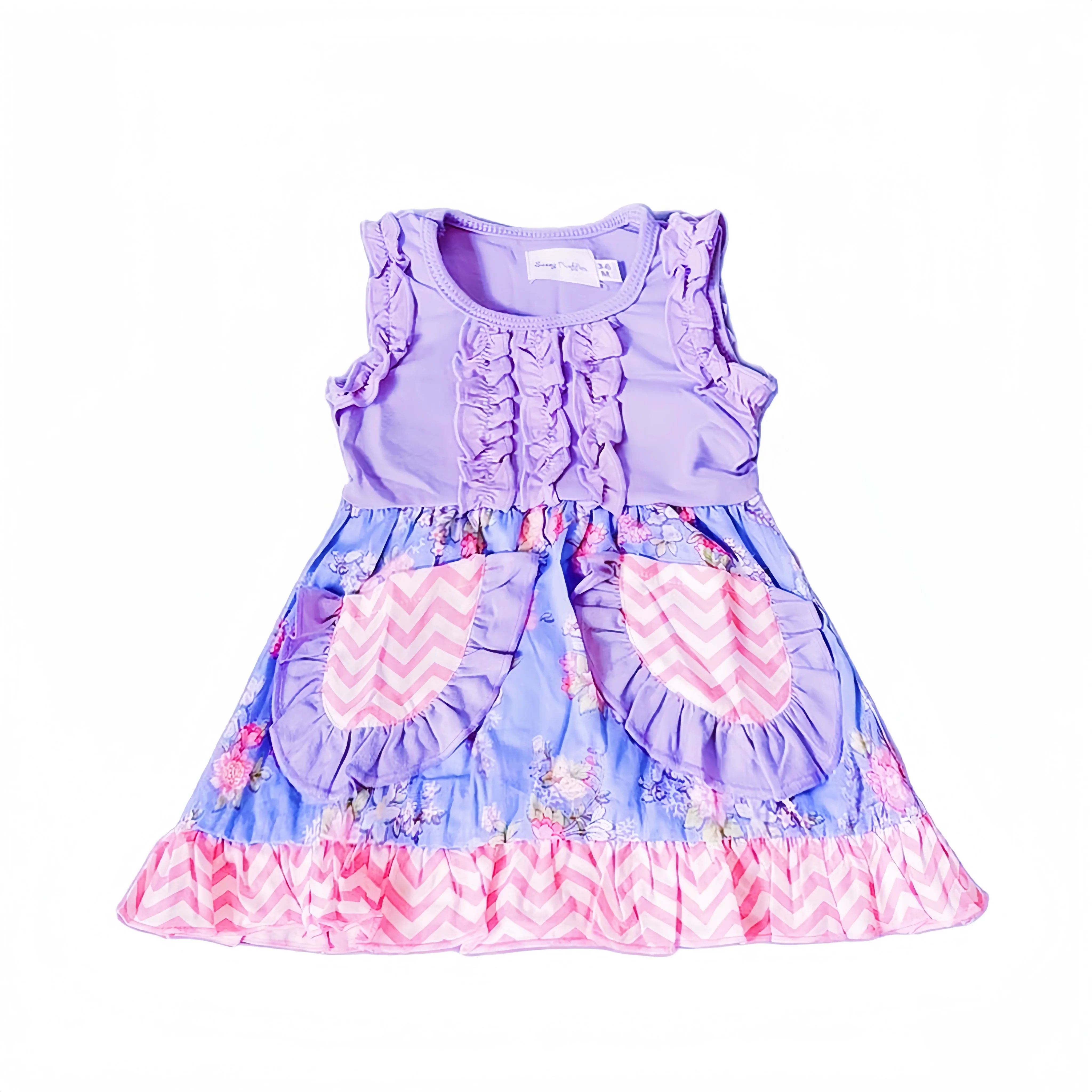 A-Line Dress -  variety floral pattern clothes tutu skirt for clothes baby girl Lace Ruffle skirt newborn cotton girls dresses