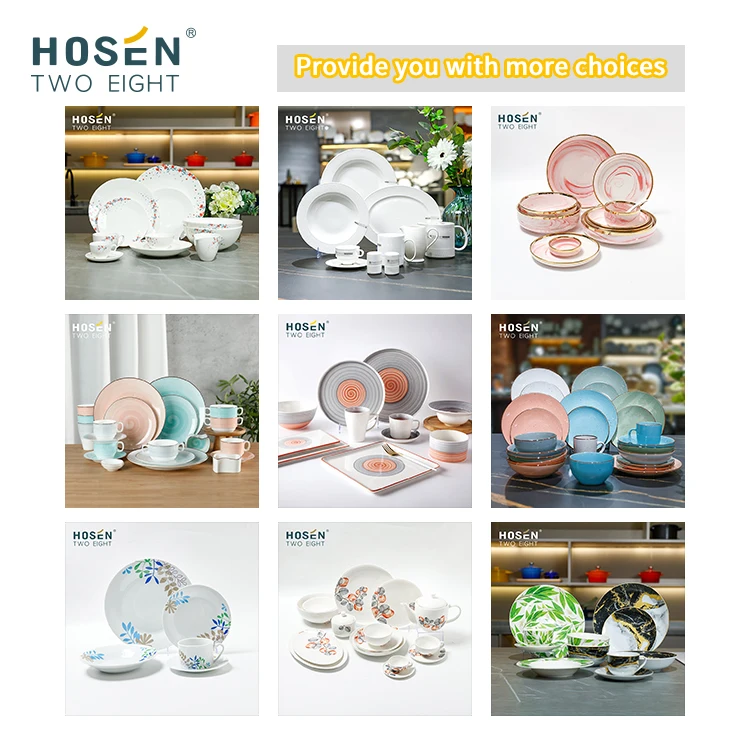 Excellent Quality Sets Dinner Set Dinnerware  Harmonica Spain Set Hot Sale Porcelain Mug Popular Coffee Cup