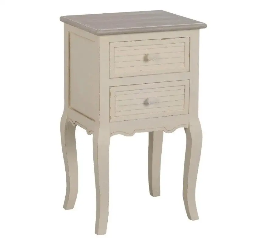 Komoda Large White 5-Drawer Cabinet Modern Solid Wood and Rattan Chest of Drawers for Living Room or Villa by Merchant