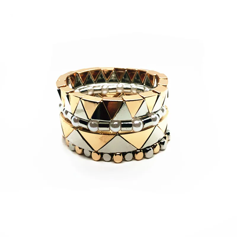 Fashion Brand Designer Hand Made Wholesale Gold And Silver Hawaiian Beach Accessories Handmade Women Bracelet Set Kit Jewelry