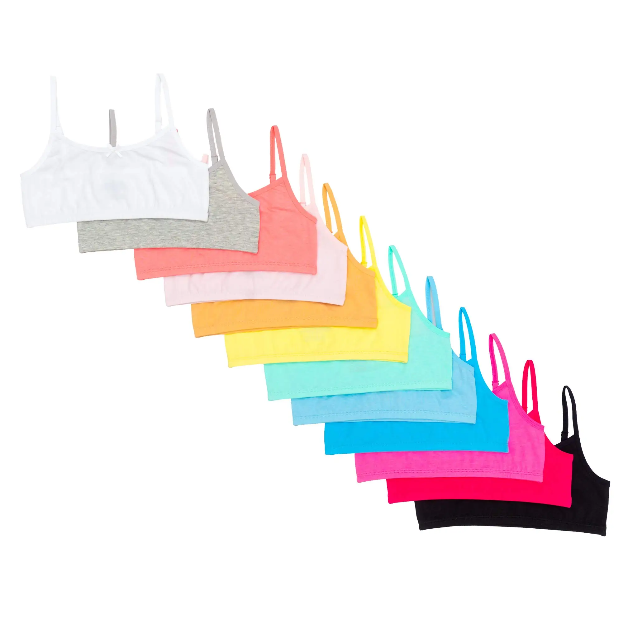 Girls Cotton Cropped Cami Training Bra