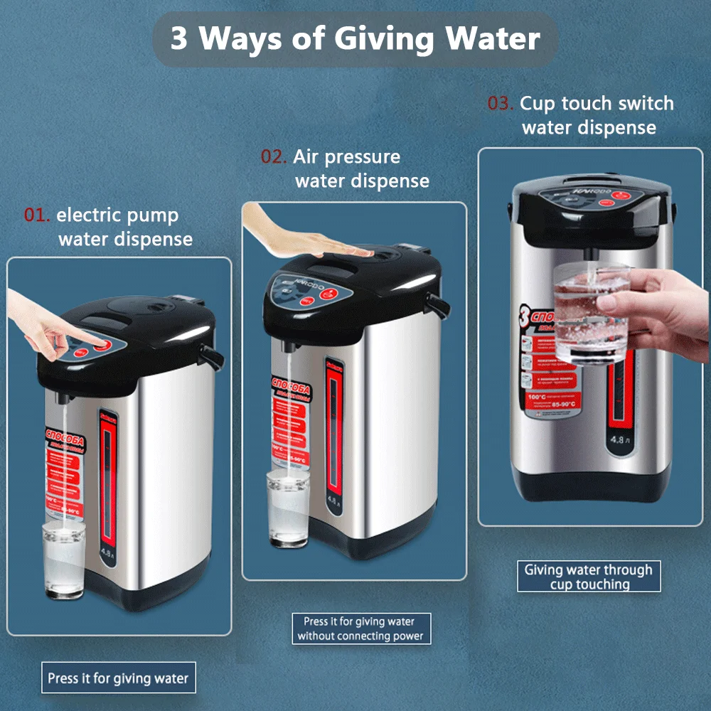 electric thermos pot manufacturer instant water dispenser hot water boiler and warmer hot water kettle