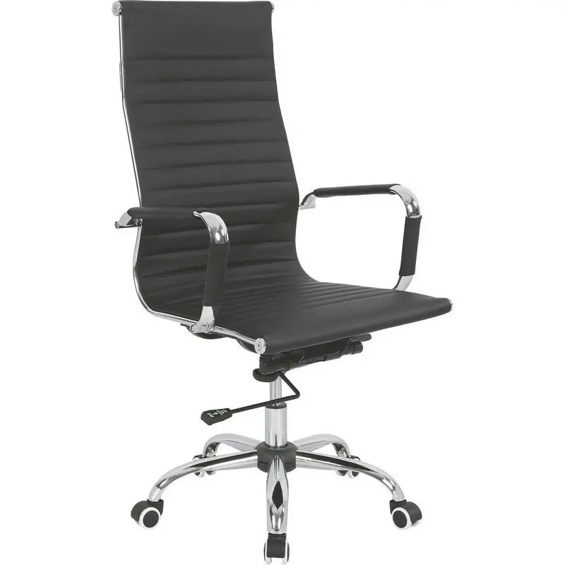 Factory direct sale simple leather lifting rotating office chair