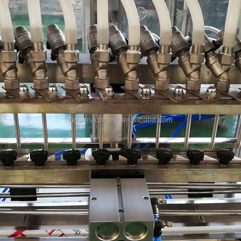 KEFAI Full Automatic Ketchup Tomato Sauce Jar Bottle Filling Whole Line Sauce Filling Capping Labeling Wrapping Machine